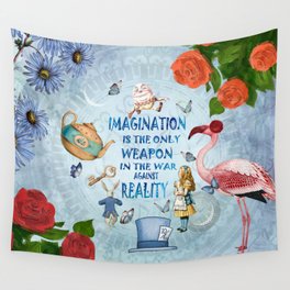 Alice In Wonderland - Imagination Wall Tapestry