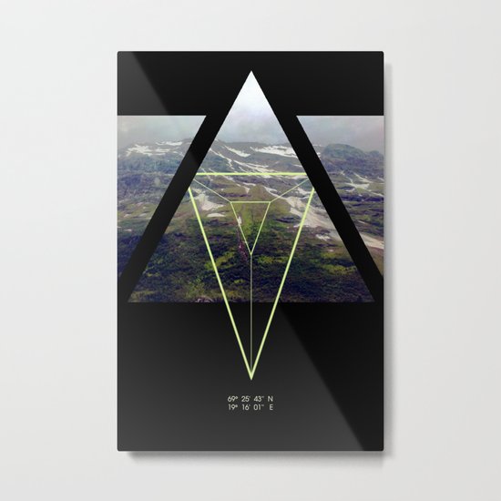 up that hill. Metal Print