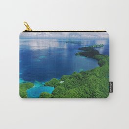 WOW!!! PALAU!! Tropical Island Hideaway Carry-All Pouch | Calmingimage, Whitepuffyclouds, Peacefulimage, Blueocean, Tropicalparadise, Remoteislands, Islandparadise, Tropicalislands, Scenicphoto, Tropical 