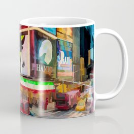 Times Square II (pastel paint style) Coffee Mug