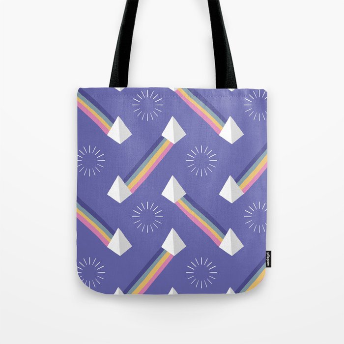 Rainbow light pattern Tote Bag
