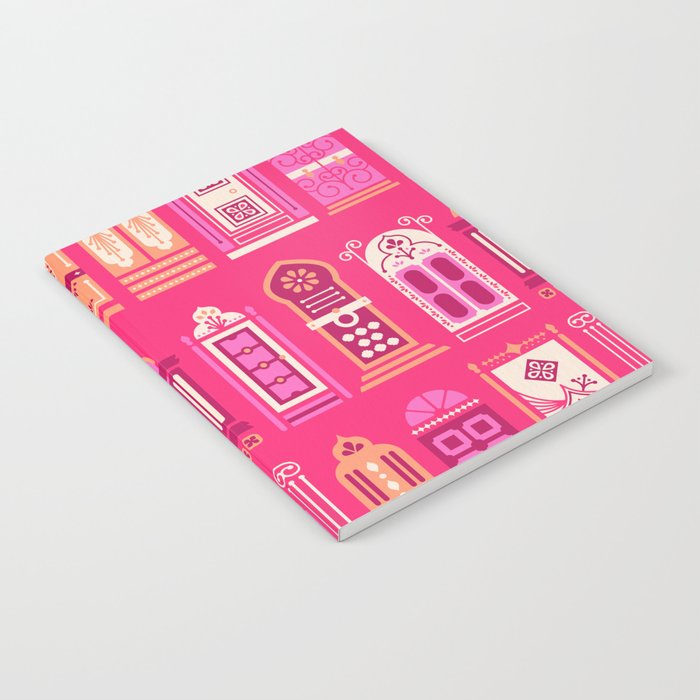 Moroccan Doors – Pink Palette Notebook