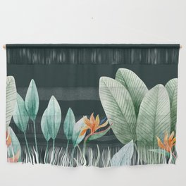 Tropical Leaves Texture Wall Hanging