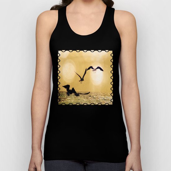 Touch the Golden Heavens Unisex Tank Top