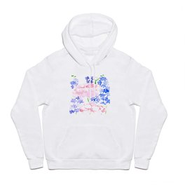 Peonies and Delphiniums Hoody