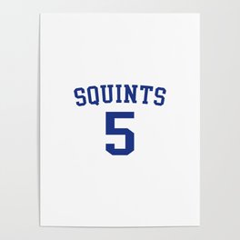 The Sandlot - Squints Jersey Poster
