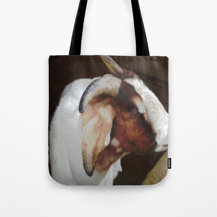 Goat Profile Tote Bag