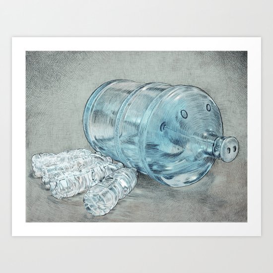 Water Hog Art Print
