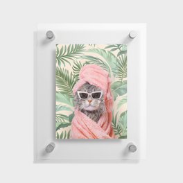 BEVERLY HILLS CAT Floating Acrylic Print