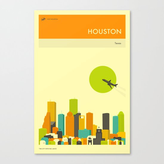 HOUSTON Canvas Print