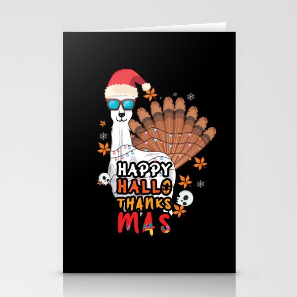 Funny Christmas Halloween Happy Thanksgiving Stationery Cards