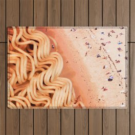 Noodles on the Beach  Outdoor Rug