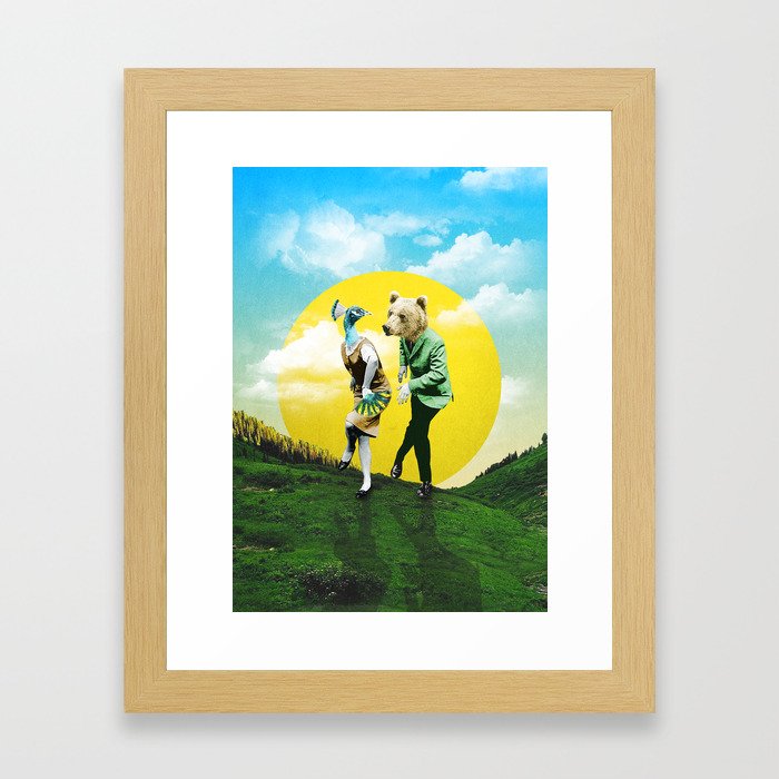 Bear With Me Framed Art Print