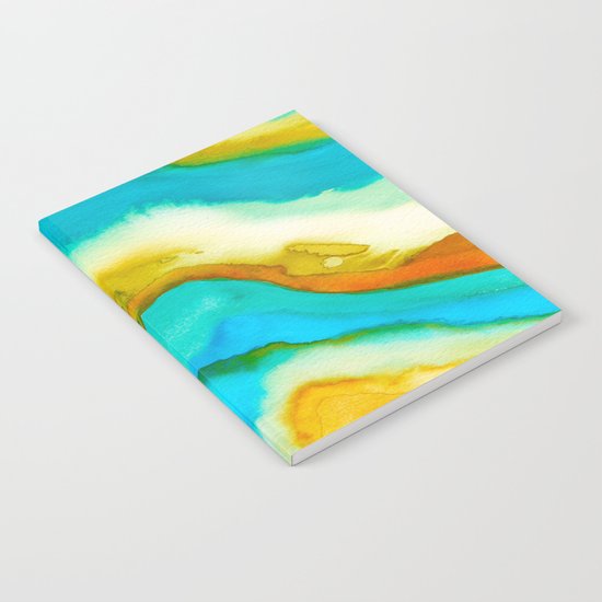 AGATE Inspired Watercolor Abstract 10 Notebook