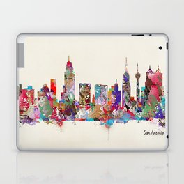 San Antonio Texas skyline Laptop Skin