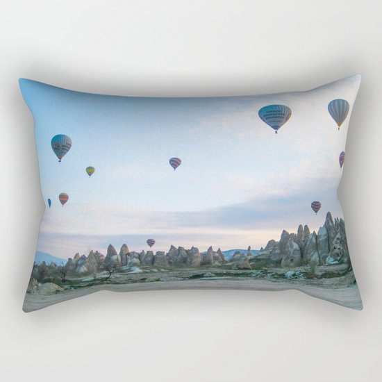 Hot Air Balloons Rectangular Pillow