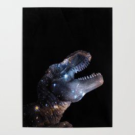 Dinosaurs...in Space Poster
