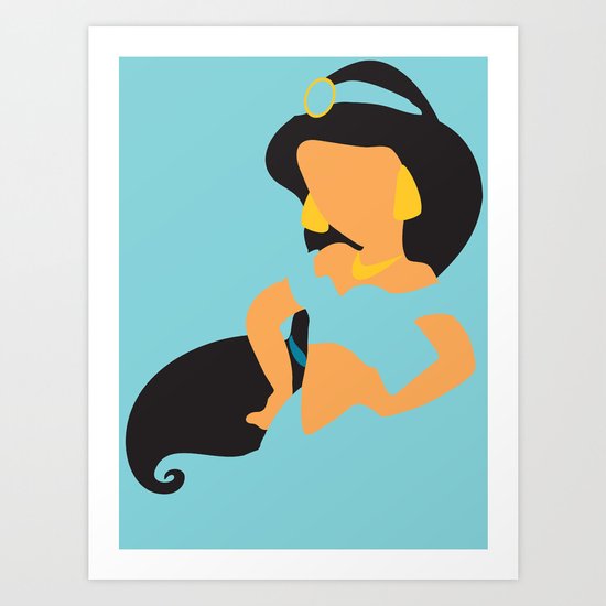 Jasmine - Aladdin Art Print