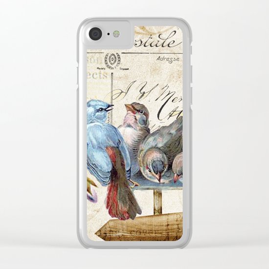 Sweet bird #3 Clear iPhone Case