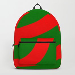Abstract digital art bend design Backpack