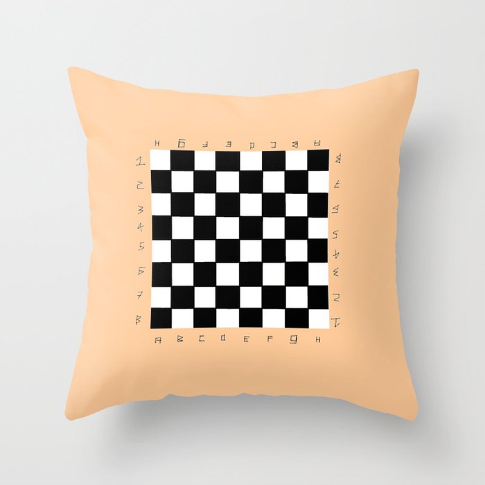 chessboard 4 Throw Pillow