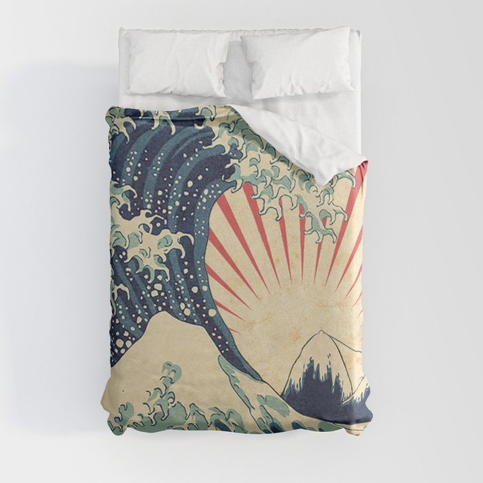 The Great Wave in Rio Duvet Cover