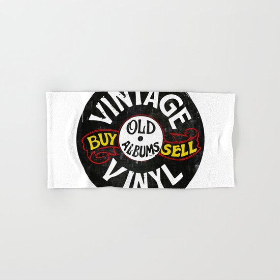 Vintage Vinyl Hand & Bath Towel