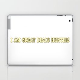 Cute Artwork Design "Great Deals Hunter" Buy Now Laptop Skin