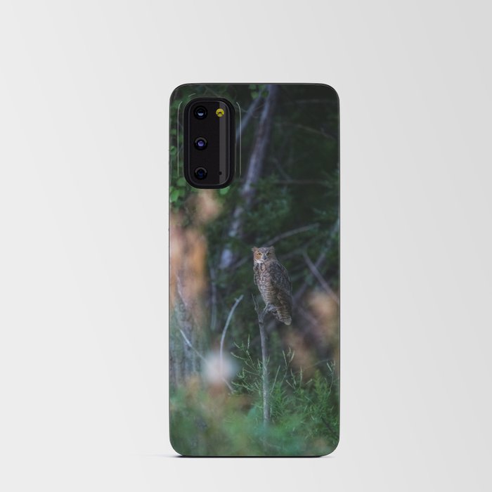 Great Horned Owl Android Card Case