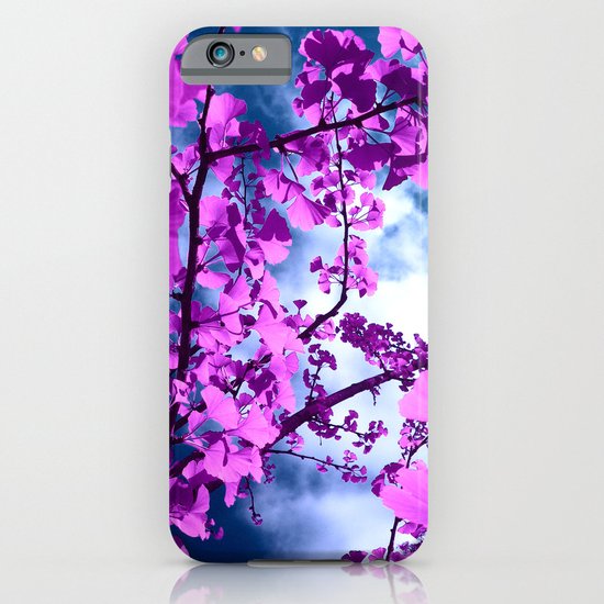 purple ginkgo tree VII iPhone & iPod Case