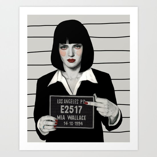 Mia Art Print