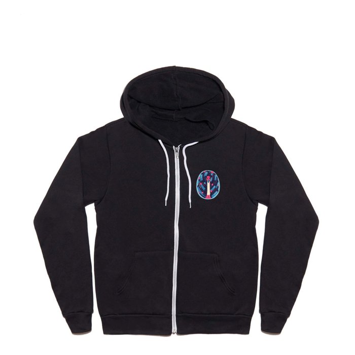 O for Ostrich Full Zip Hoodie