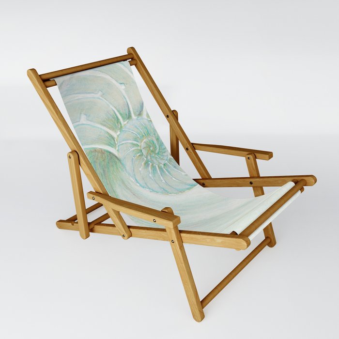 Green Nautilus I Sling Chair