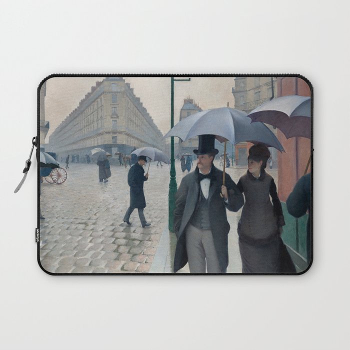 Paris Street Rainy Day (1877) Laptop Sleeve