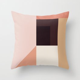 Abstraction_Colorblocks_001 Throw Pillow