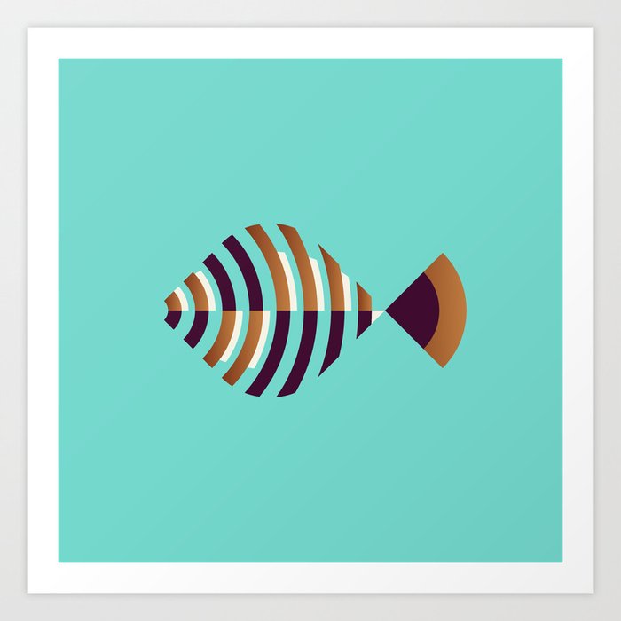 Abstract whale Printable wall art Line art print Downloadable Geometric fish Minimalist print