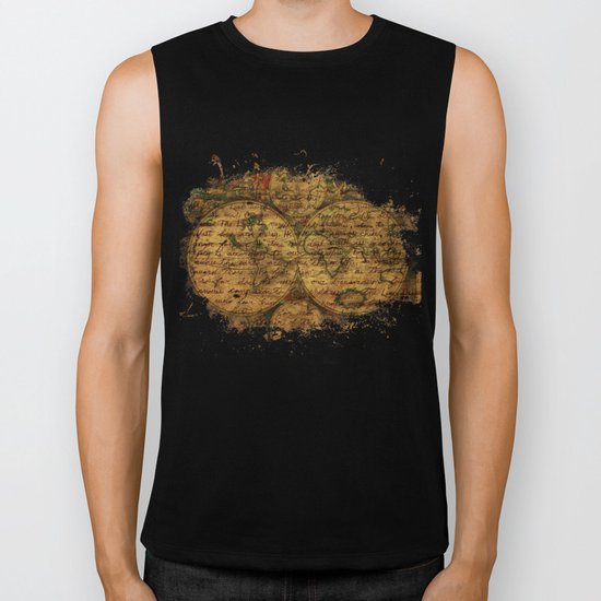 Around the world Biker Tank