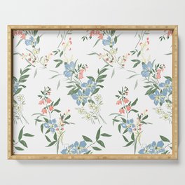 Romantic Floral Serving Tray