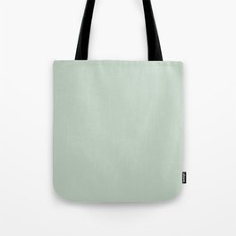 Light Sage Green Solid Tote Bag