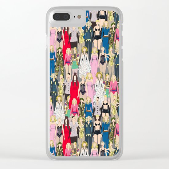 Madonna-A-Thon Clear iPhone Case