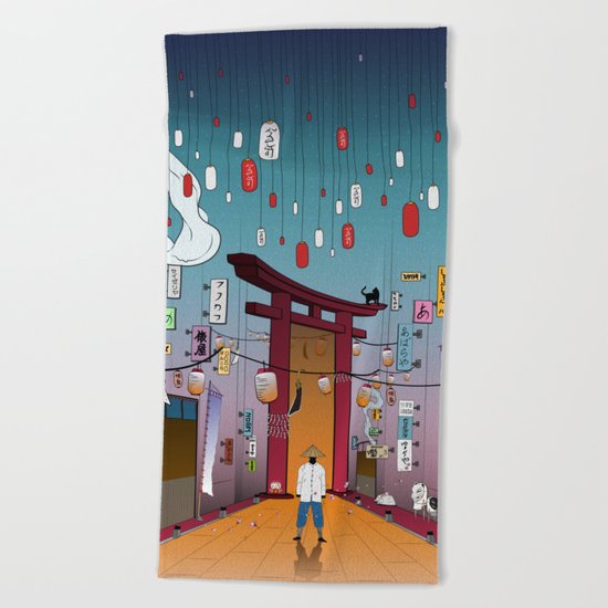 Lost in Time Beach Towel