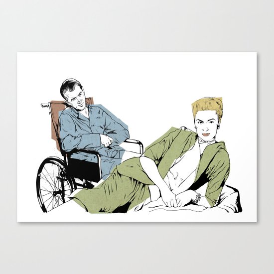 Rear Window Canvas Print