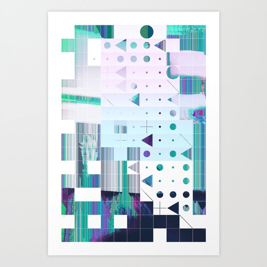 glytchwwt Art Print