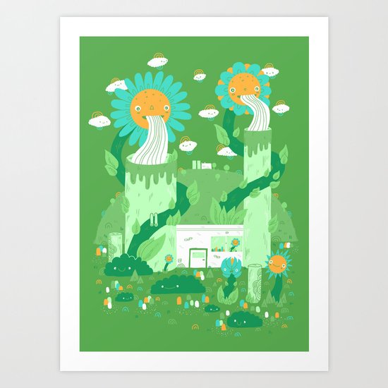 Power plant Art Print