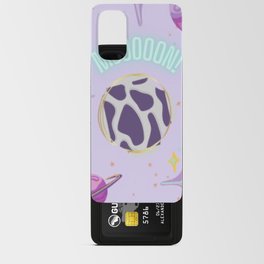 cow moon art Android Card Case
