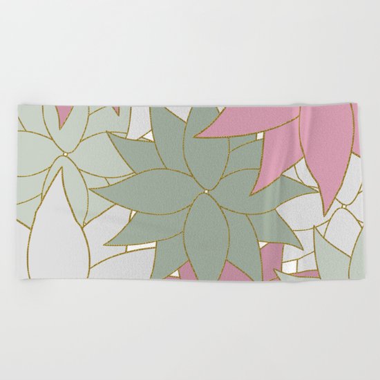 SWEET FLORAL Beach Towel