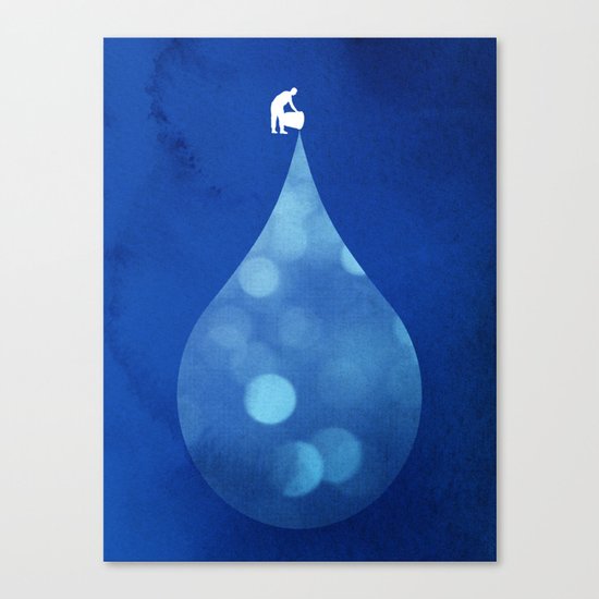 Drop in the Bucket Canvas Print