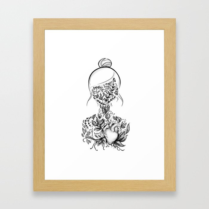 On the inside Framed Art Print