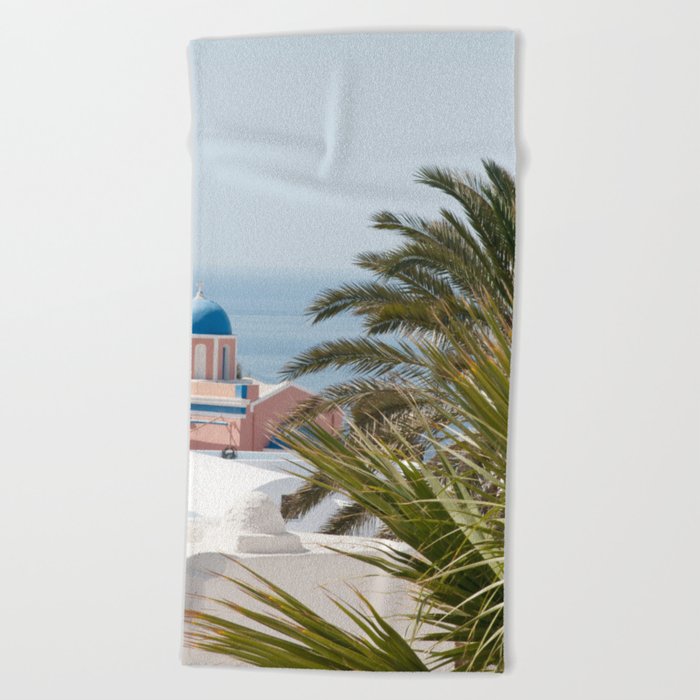 Santorini Oia Greece #2 #wall #art #society6 Beach Towel