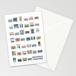 Broadway Theatres Stationery Card